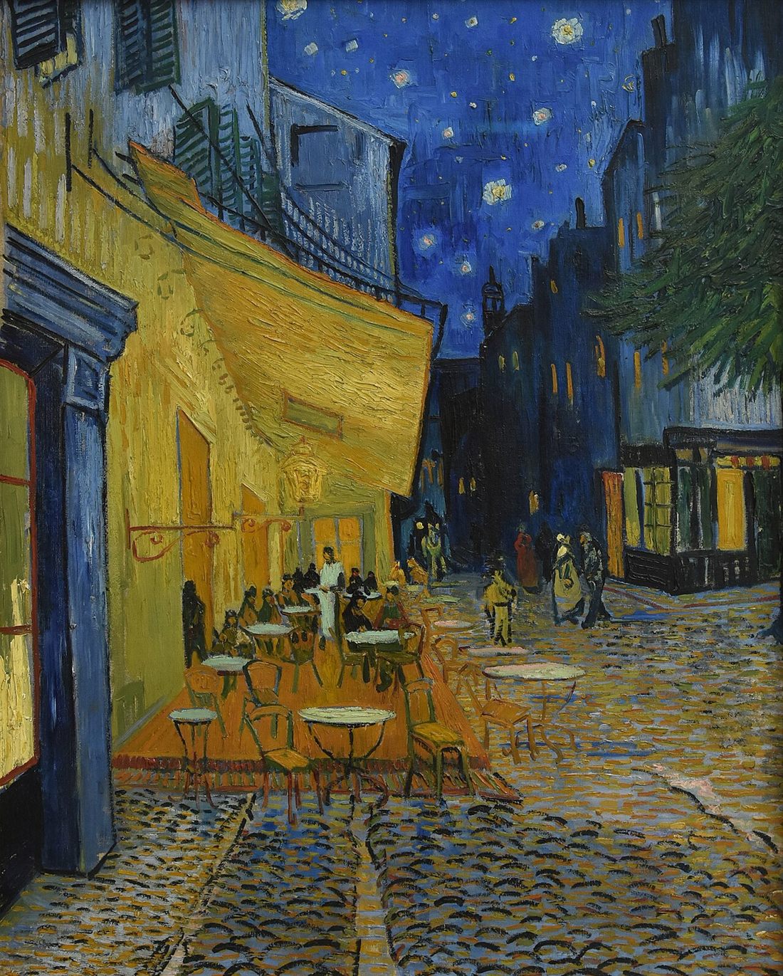 Café Terrace at Night by Vincent van Gogh, 1888