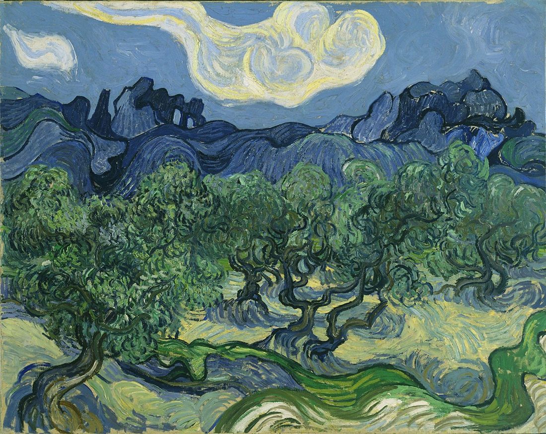 The Olive Trees by Vincent van Gogh, 1889